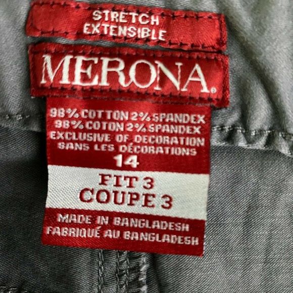 Merona Women Size 14 Stretch Mid-waist Straight Hi - Picture 2 of 8